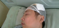 Xu Baozhang recovering in hospital, image courtesy of Sina Weibo