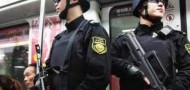 police guns guangzhou metro