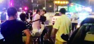 beijing bmw traffic collision whipping