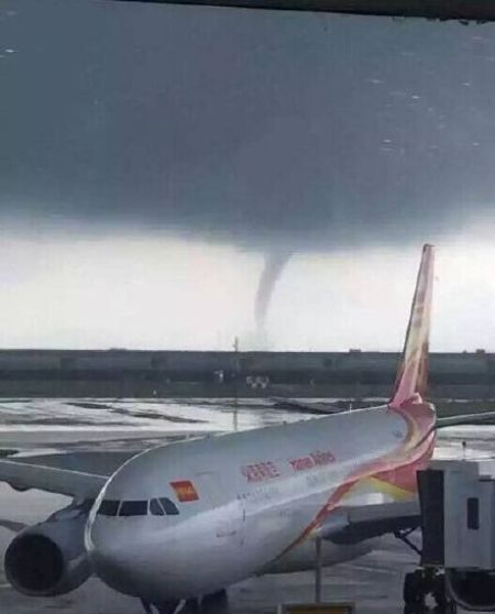 tornado shenzhen airport