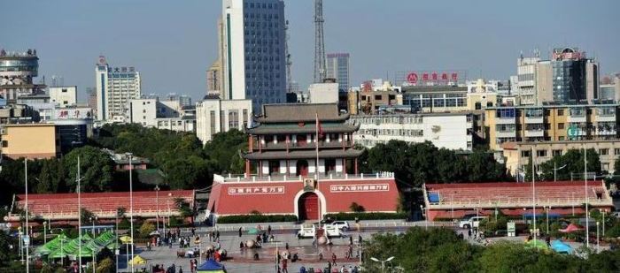 fake tiananmen square yanchuan ningxia nanxunmen